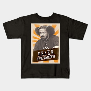 Vintage Aesthetic Drake Style Thugnifincent Kids T-Shirt